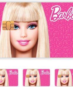 Aksesuar 4 Adet Barbie Kart Kaplama Sticker Kart Etiketi