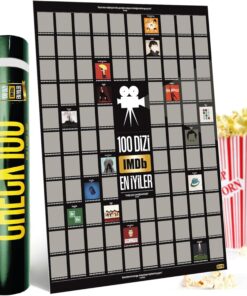 IMDb TOP 100 Kazıkazan DİZİ Hediyelik Poster