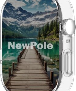 [Huawei Watch Fit 3 ile Uyumlu] Fit 3 için Ekran Koruyucu Silikon ve Tam Kaplayan Koruyucu Kılıf Yüksek Hassasiyetli Kılıf Huawei Watch Fit 3 ile Uyumlu (Şeffaf-Slikon Ekran Koruyuculu)