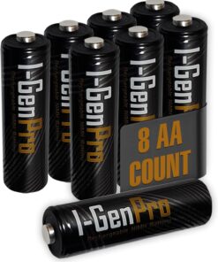 Pro P103 8 Adet AA 2950 mAh Şarj Edilebilir Kalem Pil 1.2V Ni-MH Şarjlı Pil