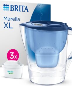 Marella XL 3x Maxtra Pro All-in-1 Filtreli Su Arıtma Sürahisi - Mavi 3,5 lt