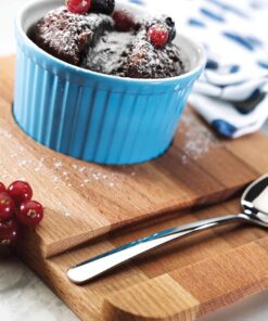 Porselen 9 Cm Sufle Kasesi Mavi TVF09FKS14001