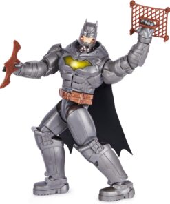Comics Batman 30cm Deluxe - yumruk ve fırlatma fonksiyonlu aksiyon figürü, 5 parça ekipman, ışık ve ses efektleri, 1 adet