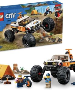 City 4x4 Arazi Aracı Maceraları 60387-6 Yaş ve Üzeri Çocuklar için Oyuncak Yapım Seti (252 Parça)