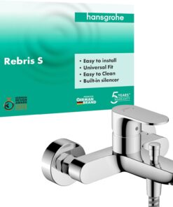 Rebris S, sıva üstü banyo armatürü, 2 fonksiyon için, krom