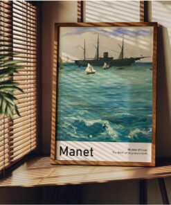 Tanıtım Manet Çerçevesiz Poster, Modern Dekoratif Çerçevesiz Poster, Tablo, Manet-1, 30 x 40