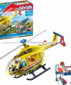 71203 City Life tıbbi helikopter, helikopter oyuncağı, acil kurtarma hizmetleri oyuncak seti, eğlenceli, yaratıcı rol yapma, oyun seti, 4 yaş ve üzeri çocuklar için uygun