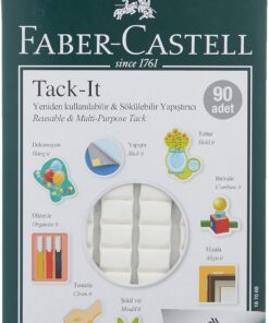 Tack It 50 Gr Yapıştırıcı, Sökülebilir ve Yeniden Kullanılabilir Yapıştırıcı (Çok Renkli, Asorti)