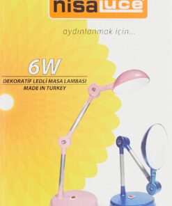 Ledlı Masa Lambası Pembe
