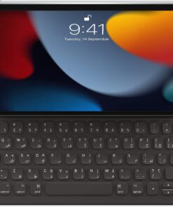 Smart Keyboard: 10.5 inç iPad Pro, iPad Air (3. nesil) ve iPad (7., 8., ve 9. nesil) için iPad klavyesi ve kılıfı, rahat yazma deneyimi, Arapça