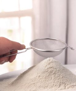 Saplı Paslanmaz Çelik Süzgeç, Büyük Boy Metal Süzgeç 28 * 14 Cm - Estetik ve Dayanıklı: Saplı Paslanmaz Çelik Süzgeç - Büyük Boy Metal Süzgeç ile Mutfakta Filtreleme İşlerini Kolaylaştırın!