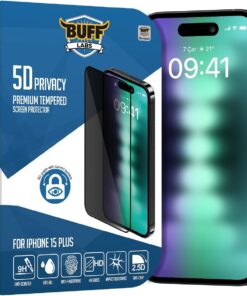 LABS iPhone 15 Plus ile Uyumlu 5D Privacy Hayalet Ekran Koruyucu