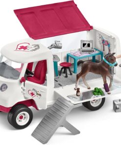 Horse Club - Veteriner Aracı Hannoverli Tay ile, At Veteriner Hekimi X-Ray Oyun Kiti Seti ile, Veteriner Kiti 5-12 Yaş Çocuklar için