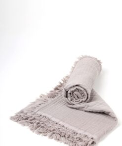 Müslin Bebek Battaniyesi, Erkek & Kız Bebekler İçin Nefes Alabilen Cilt Dostu Bebek Ve Çocuk Battaniyesi, Unisex,%100 Pamuk, 4 Katlı Organik Bebek Battaniyesi 110”x 110” (Gri)