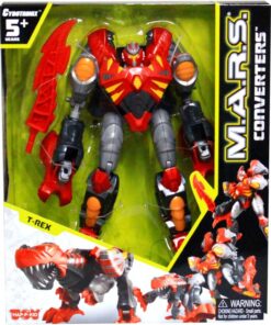 Sun-Hpk-Robot M.A.R.S.Dinozora Dönüşen Robot,T-Rex/G.Dragon/B.Stegosaur