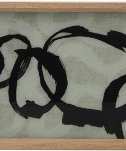 Concept Loop Dekoratif Tepsi Natural 25x40cm