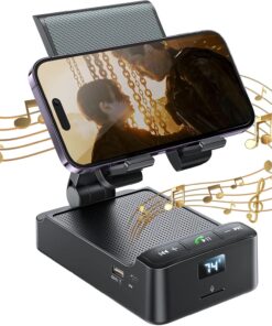 Kablosuz Bluetooth Hoparlörlü Cep Telefonu Standı