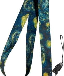 Gogh Yıldızlı Geceler Boyun ipi ve Telefon Askısı