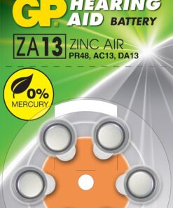 Batteries Gpza13 Da13/Ac13/Za13 Boy Işitme Cihazı Kulaklık Pili, 1.45 Volt, 6'Lı Kart