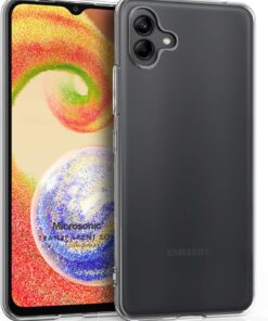 Samsung Galaxy A04 için Kılıf Transparent Soft Şeffaf [Galaxy A04 ile Uyumlu Kılıf - Şeffaf]