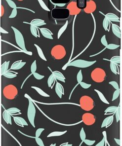 Samsung S9 Siyah Silikon Telefon Kılıfı - Fresh Berries