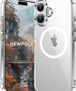 iPhone 16 Plus için MagSafe ile Uyumlu Kılıf Şeffaf Darbelere Dayanıklı Sararma Karşıtı Yükseltilmiş Lens Çerçevesi Güçlü Manyetik Tutuşlu Apple iPhone 16 Plus için MagSafe ile Uyumlu Kılıf
