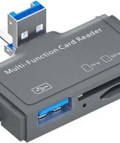 Usb Ligtning iphone ile uyumlu - iPad ile Uyumlu ve Type-c Girişli Kart Okuyucu Multi OTG USB C Adapter SD TF Micro Card Reader Micro USB Adapter Lighting için Dönüştürücü ADS-368