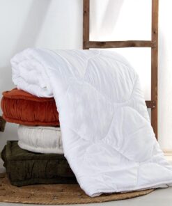 Antlialerjik Microfiber Plus Çift Kişilik Beyaz 195x215