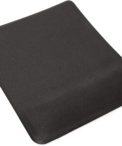 SİYAH Dikdörtgen Bilgisiyar Notebook Bileklik Destekli Ergonomik Optik Mousepad 19x23 cm