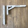 Hırdavat Katlanır Tekne Karananan Masa Ayağı 30cm 1 Takım Beyaz, Gürçay Hırdavat