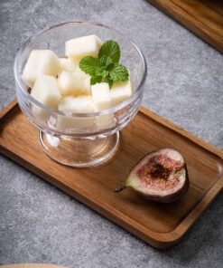 Doğal Akasya Ağacından Sunum Tabağı, Akasya Meze Tabağı, Akasya Peynir Sunum Tabağı, Akasya Salata Tabağı (25cm*14cm*1.5cm)