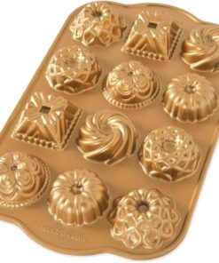 Ware Nordic Ware Bundt Baking charms/Gold