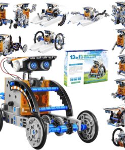 Robot Oyuncak 13-in-1 Eğitici Bilim Kiti Güneş Enerjisiyle Çalışan Kendin Yap Robot Bilim Kiti, Eğitici Bilim Kiti Oyuncağı, 8-12 Yaş Aralığı İçin Bilim Kiti