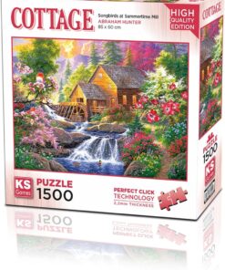 Games 1500 Parça Değirmende Öten Kuşlar Puzzle