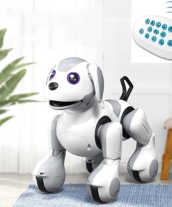 Fonksiyonlu Şarjlı Uzaktan Kumandalı Ve El Sensörlü 22 Cm Akıllı Robot Köpek Sesli Işıklı Programlama Dans Havlama Ve Elle Kontrol