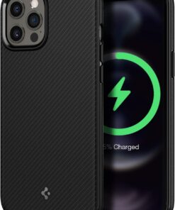 iPhone 12 Pro Max Kılıf Mag Armor MagFit MagSafe özellikli Matte Black - ACS01864