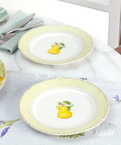 Coco Armut Desenli 6'lı Pasta Tabağı Seti