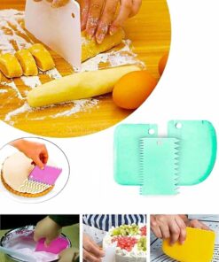 Home MTF.03628.00 3'lü Hamur Kesici Kazıyıcı Dekoratör Set Pembe, Standart, Medium