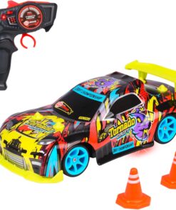 Toys, 201104007, 2, 4 Ghz, Drift İşlevi, 4Wd, Şasi Lambalı, 2 Koni, Usb Şarjlı ile 60 Dakika Dolum ve Sürüş 20 Dakika, 10 Km/Saat'e Varan Hız, 1:24, 22 cm