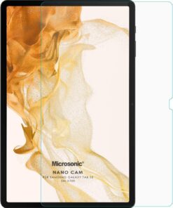 Samsung Galaxy Tab S9 FE Nano Glass Cam Ekran Koruyucu [Galaxy Tab S9 FE ile Uyumlu Ekran Koruyucu - Şeffaf]