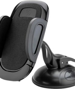 SUHWD-XCES0 Select Vantuzlu Telefon Tutucu, Araç için, Ayarlanabilir Kilitleme Kolu, Hızlı Açma Düğmesi, Siyah
