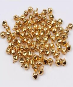 12 mm Karışık Renk Kulplu Zil,çan,çıngırak,metal Amigurumi Zili,takı Aksesuar Yapımı (50)