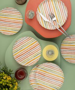 Porselen Moderna 6 Kişilik 19 Cm Pasta Takımı Barcod