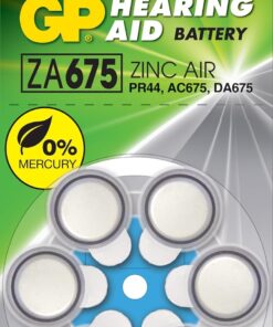 Batteries Gpza675 Da675/Ac675/Za675 Boy İşitme Cihazı Kulaklık Pili, 1.45 Volt, 6'Lı Kart