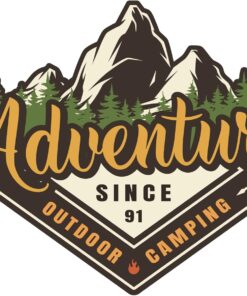 Aksesuar Off Road Camping Adventure Sticker Off Road Sticker 10 x 8 cm
