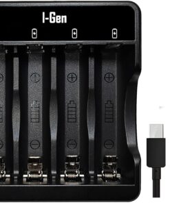 G400 4'lü Pil Şarj Aleti AA/AAA Uyumlu Type-C Giriş Akıllı Hızlı Pil Şarj Cihazı