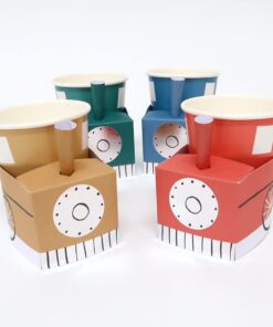 Meri Train Cups Tren Bardaklar 8li