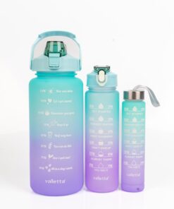 Eldorado 3Lü Set Bpa Içermez Motivasyonel Su Matarası Yeşil Su Matarası,Su Şişesi,Suluk Vlt1280