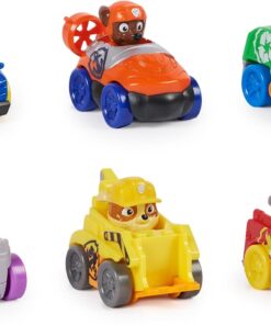 Patrol Pup Squad Racers – 6 parça araç hediye seti, 3 yaşından büyük çocuklar için uygundur