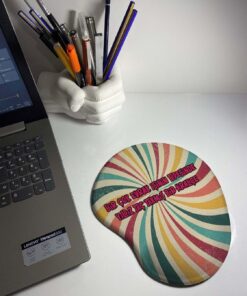 Taç Takmış Bir Kraliçe Baskılı Bilek Destekli Mouse Pad